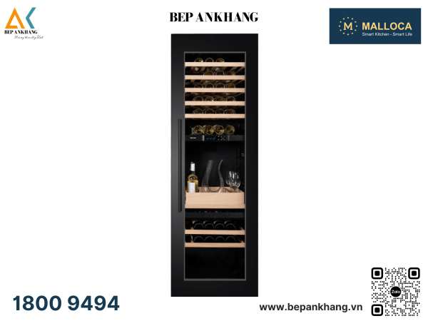 Tủ Bảo Quản Tủ Rượu Âm Tủ MWC95BI - nhiệt độ 60 cm 241L
